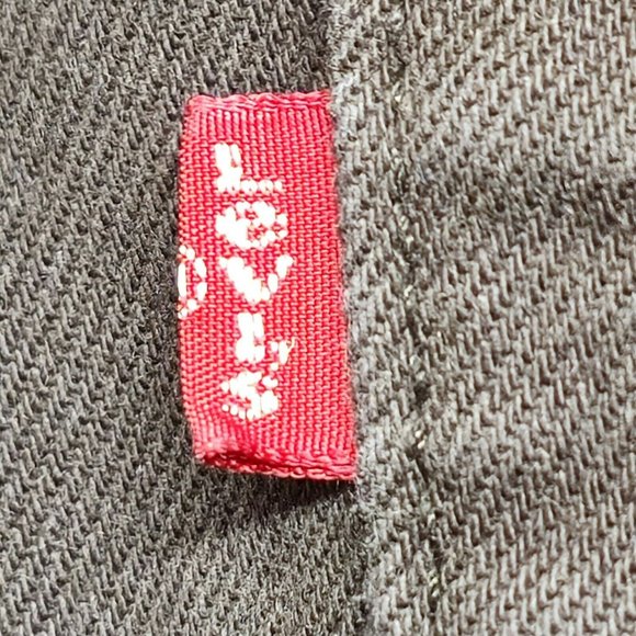 Vintage Levi's 501 Brown Denim Jeans Button Fly Straight Leg Fit 38/30 Workwear - Picture 10 of 15